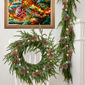 71 Inch Artificial Norfolk Pine Garlands (Option: W13732788)